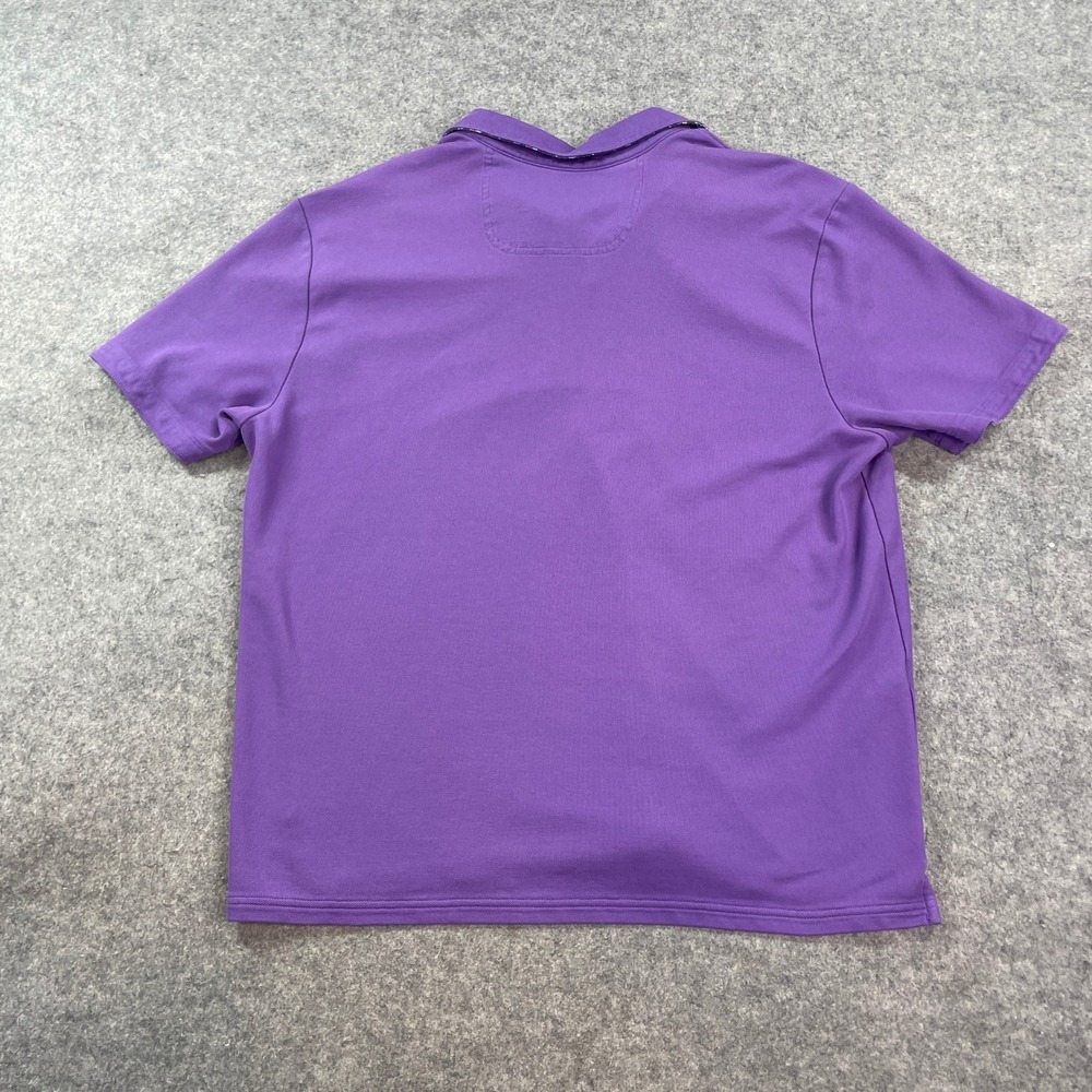 Tommy Bahama Mens Polo Shirt XL Purple Short Sleeve IslandZone Resort Golf Pima - Picture 4 of 16